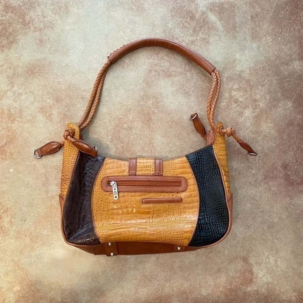 Marc Chantel faux snakeskin black & brown - Picture 4 of 7